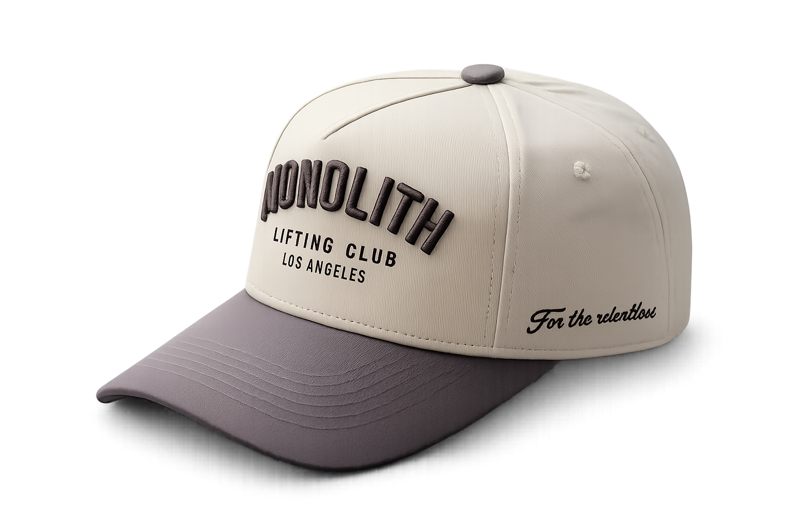 Monolith A-Frame Snapback — Slate