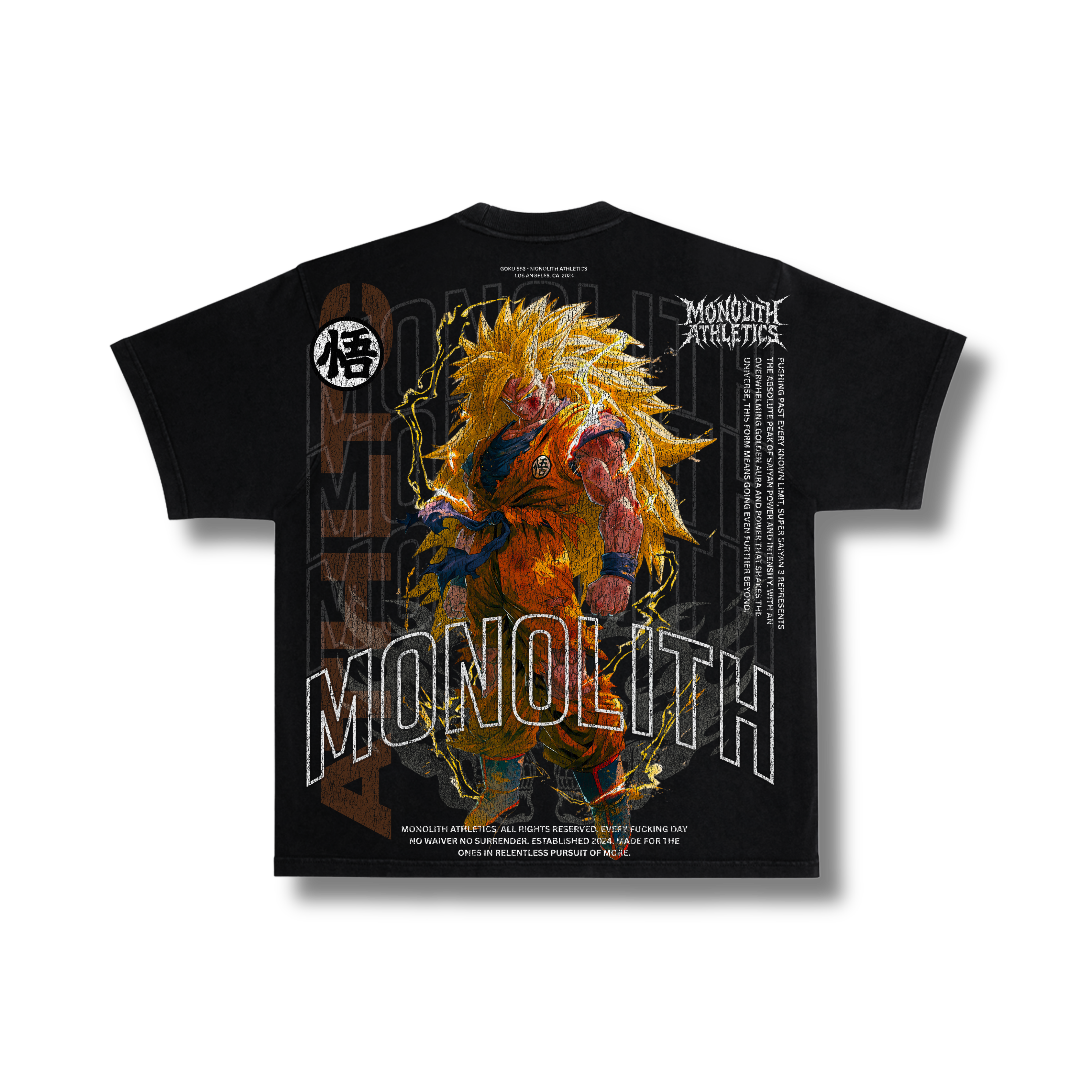 Goku SSJ3 Heavyweight Oversized Tee