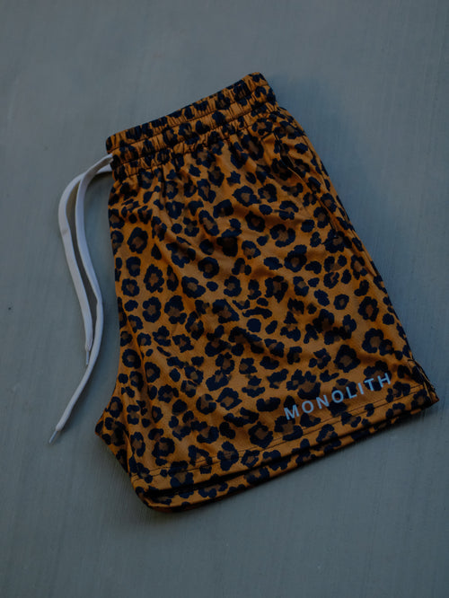 Classic Leopard V2 Dual-Layer Mesh Shorts