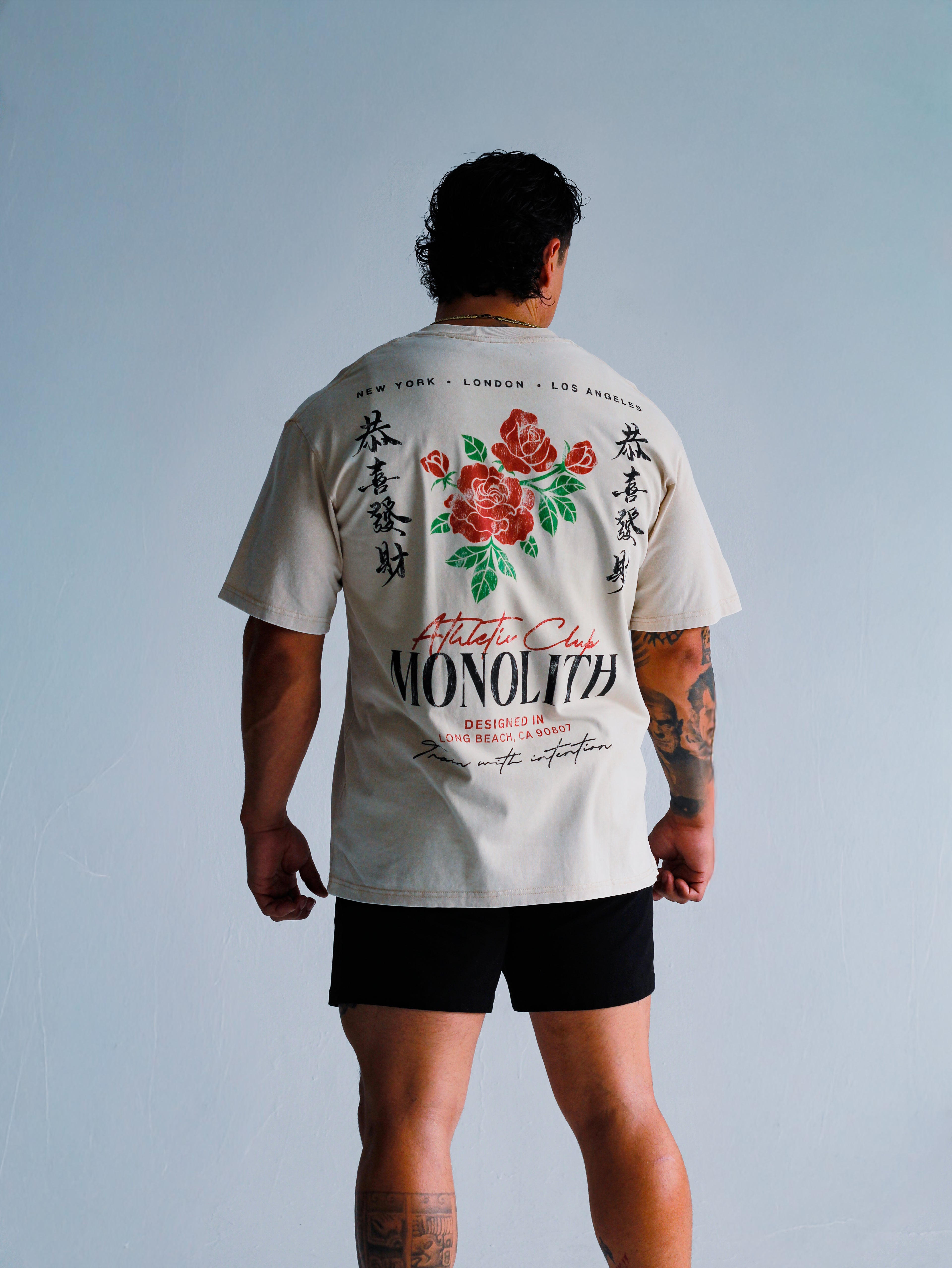 Global Rose Oversized Graphic Tee