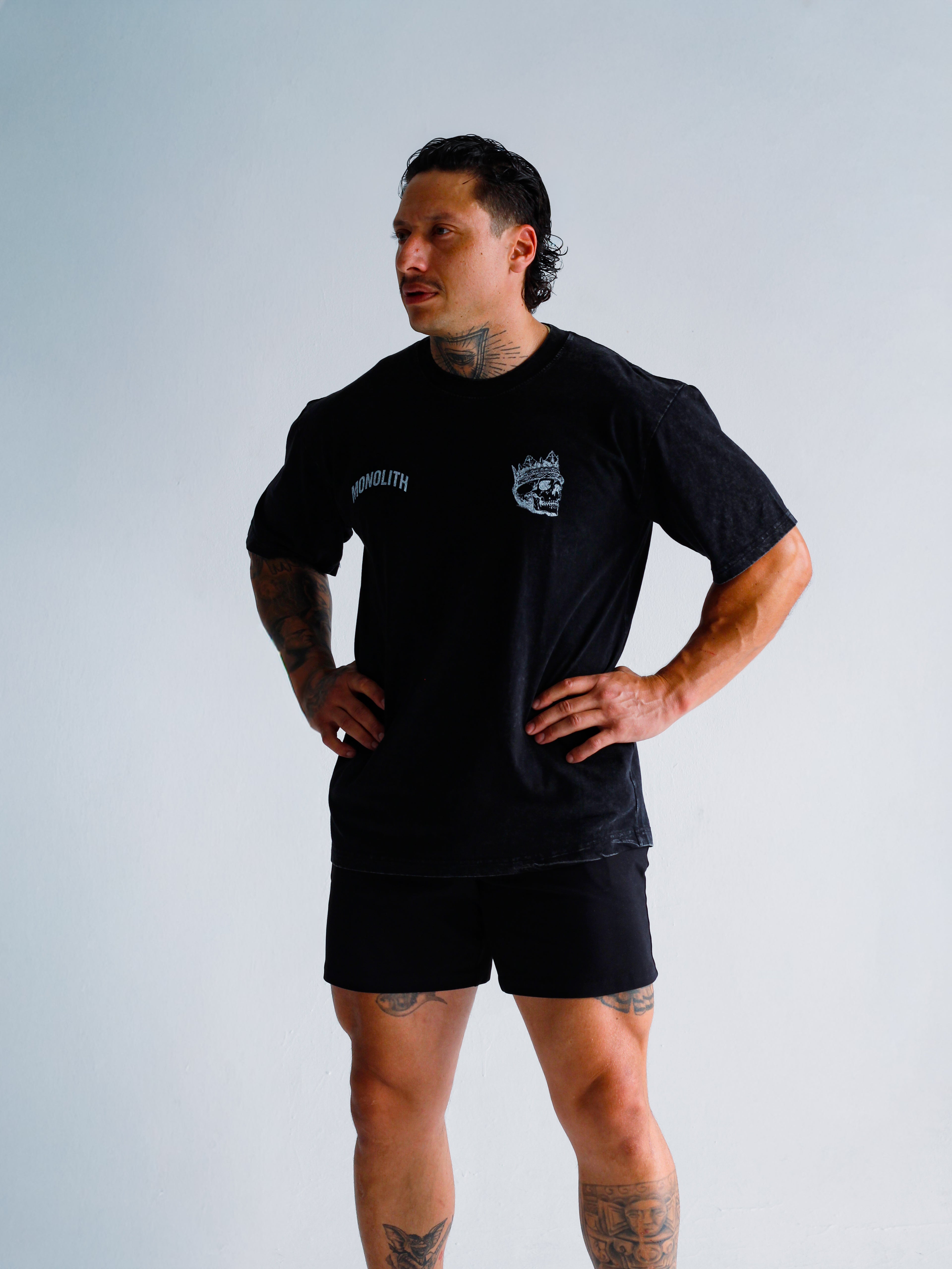 Crowned Skull Oversized Graphic Tee
