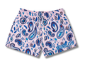 Blush Paisley Dual-Layer Mesh Shorts