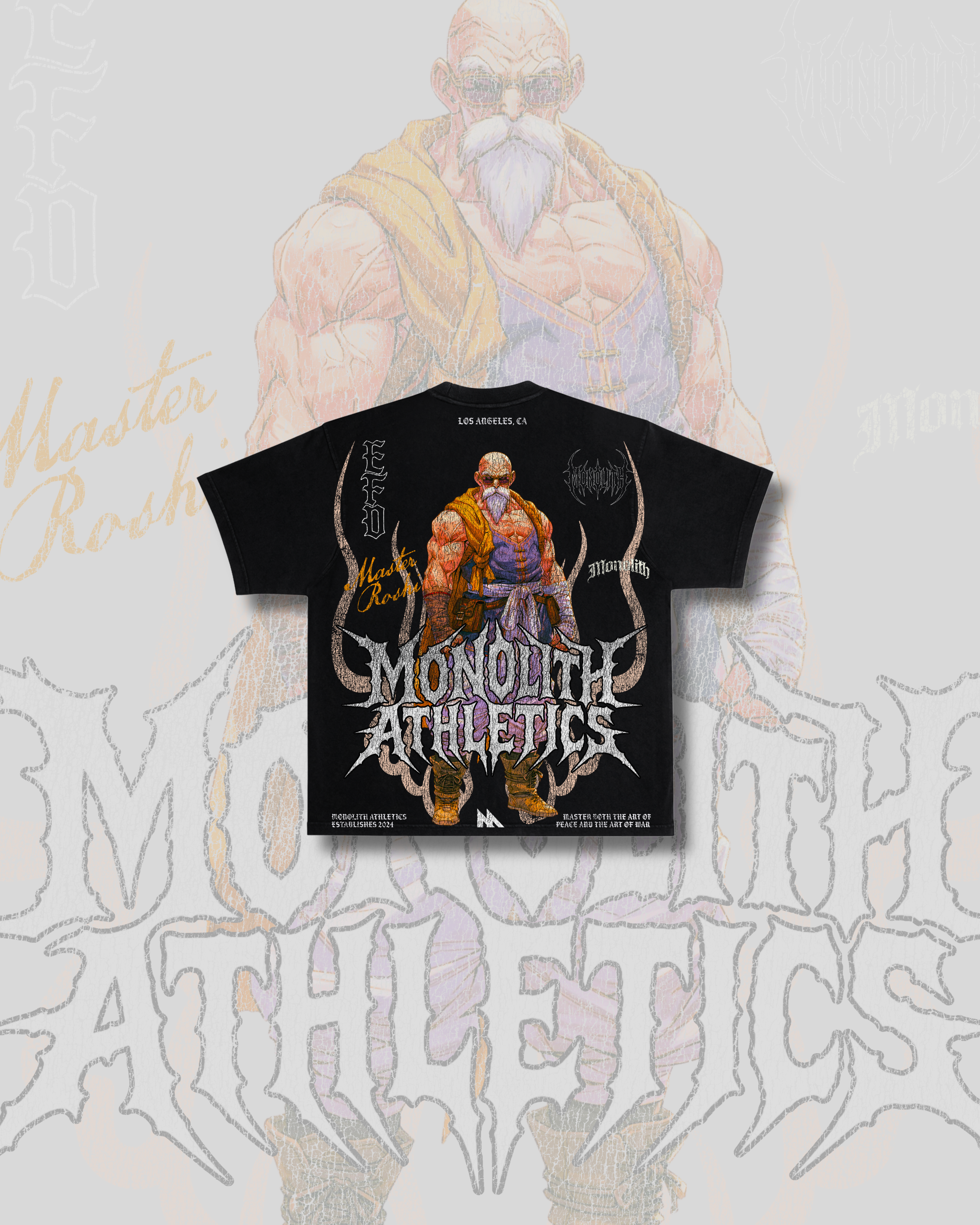 Master Roshi Heavyweight Oversized Tee