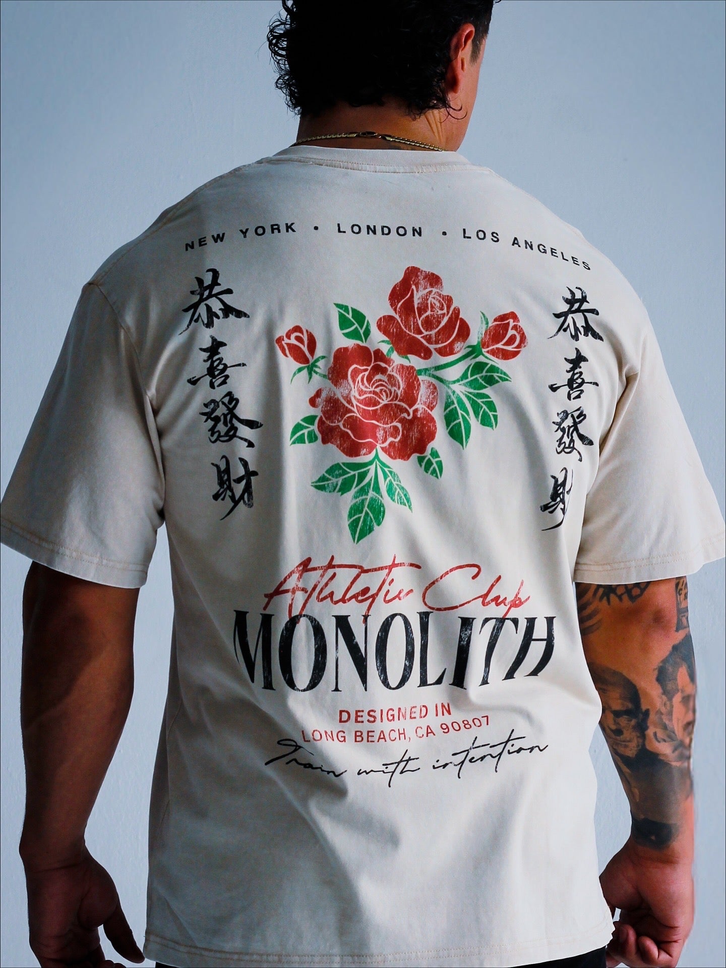 Global Rose Oversized Graphic Tee