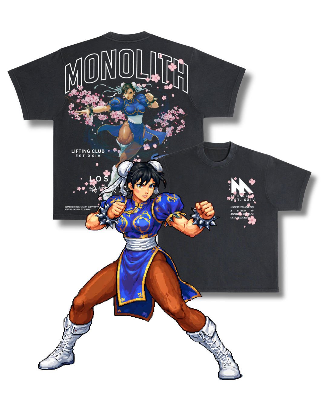 Warrior’s Path Oversized Tee — Chun-Li