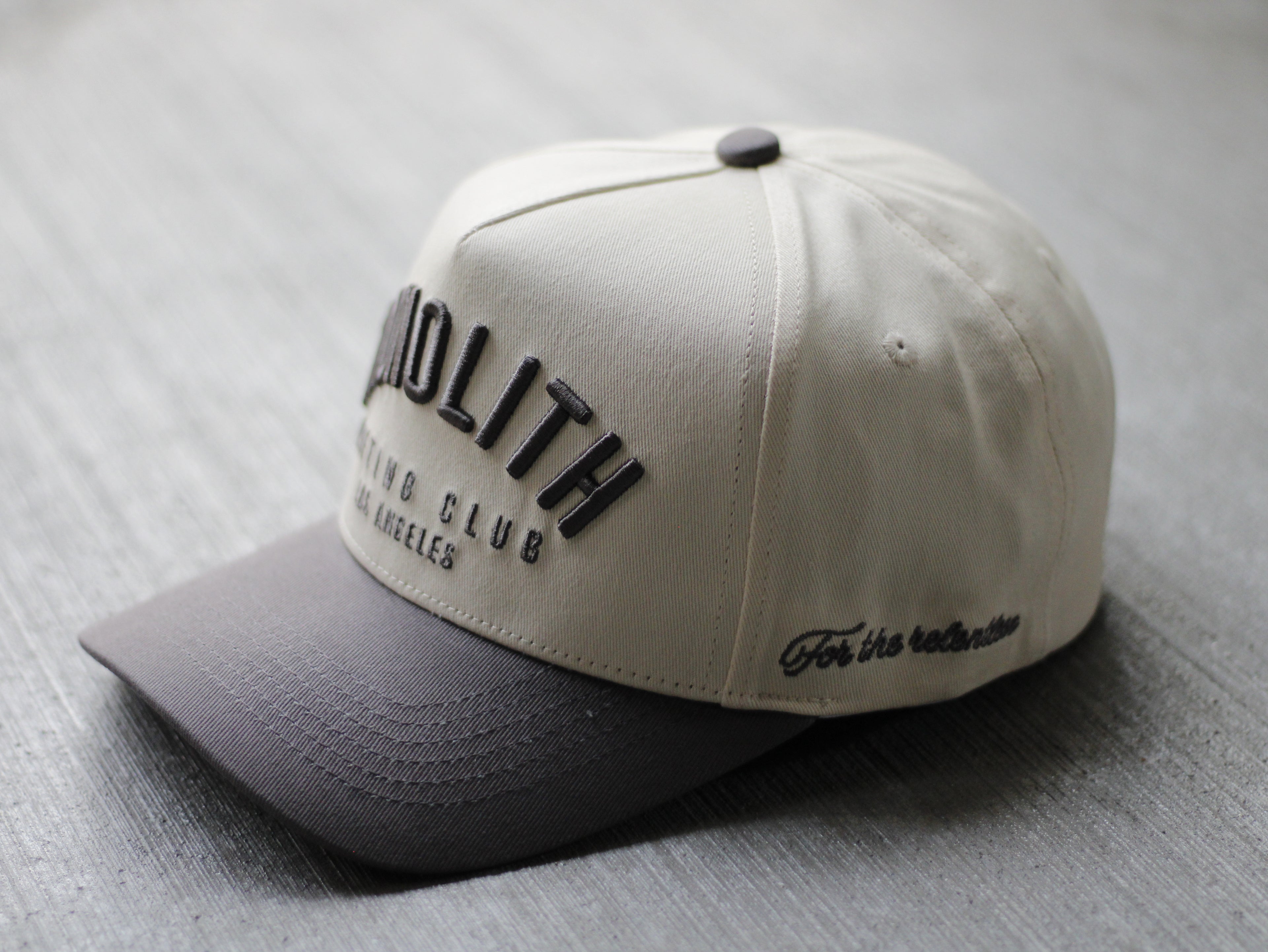 Monolith A-Frame Snapback — Slate
