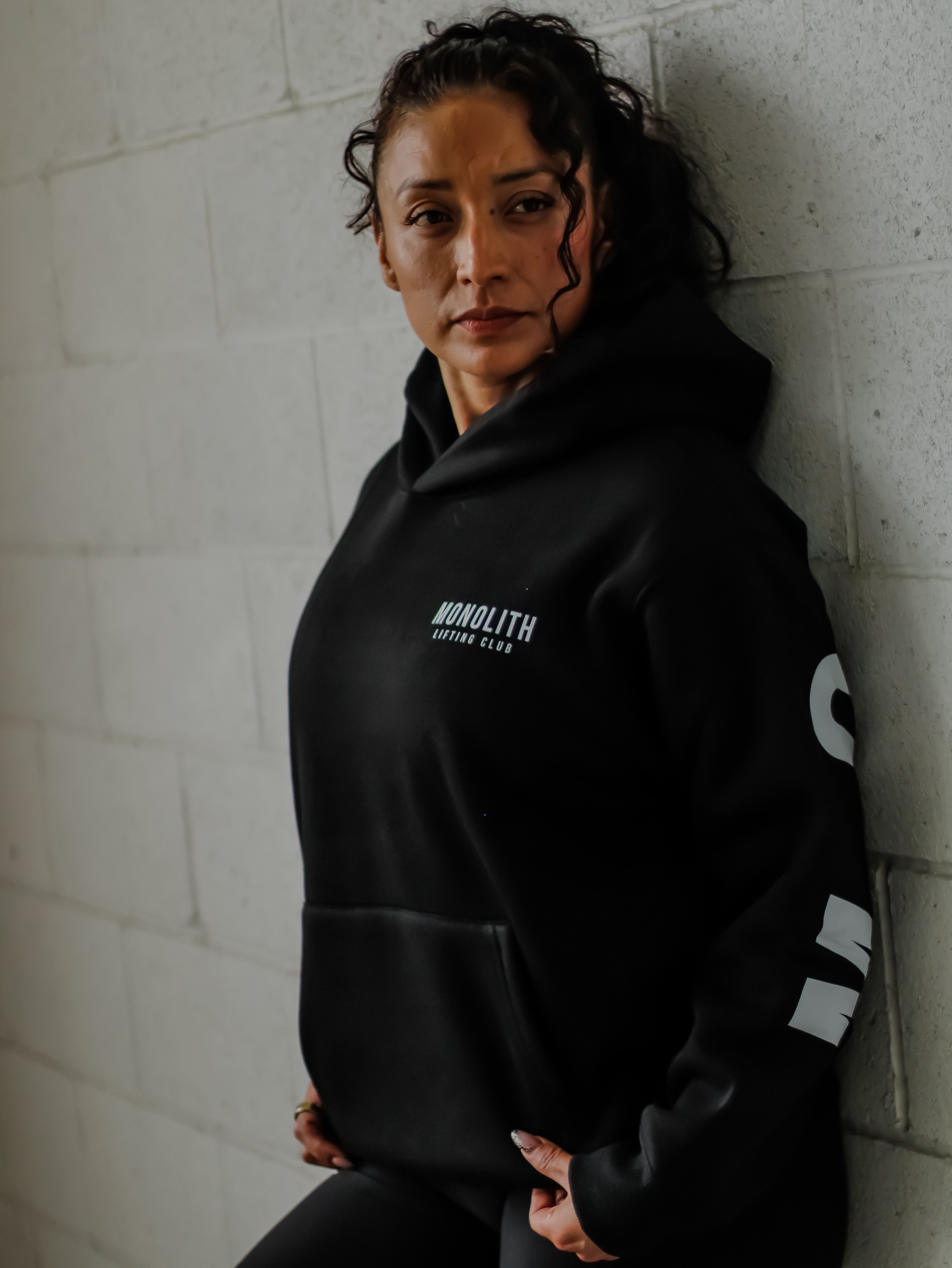 Monolith Crop Hoodie