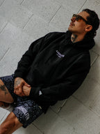 Obsidian Paisley Dual-Layer Mesh Shorts